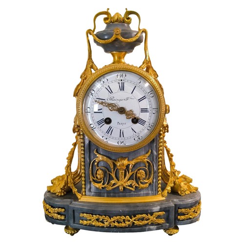 Pendule borne style louis xvi - pendule,