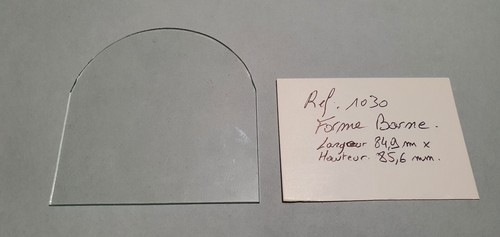 Verre forme borne 6 - 85,6, x
