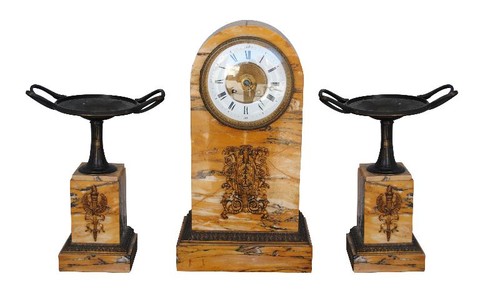 Pendule borne style empire - borne,
